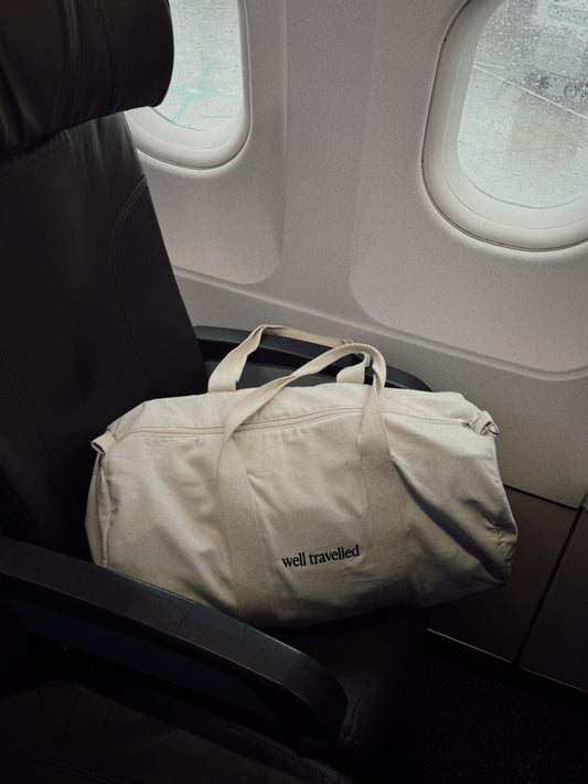 duffle bag + journal bundle