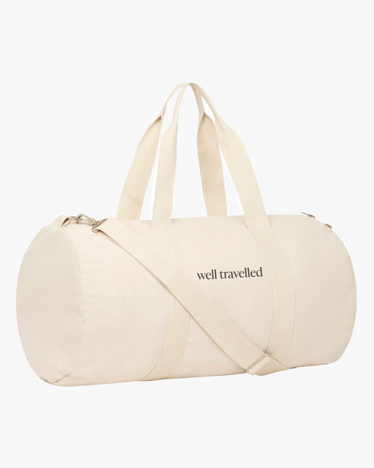 duffle bag + journal bundle